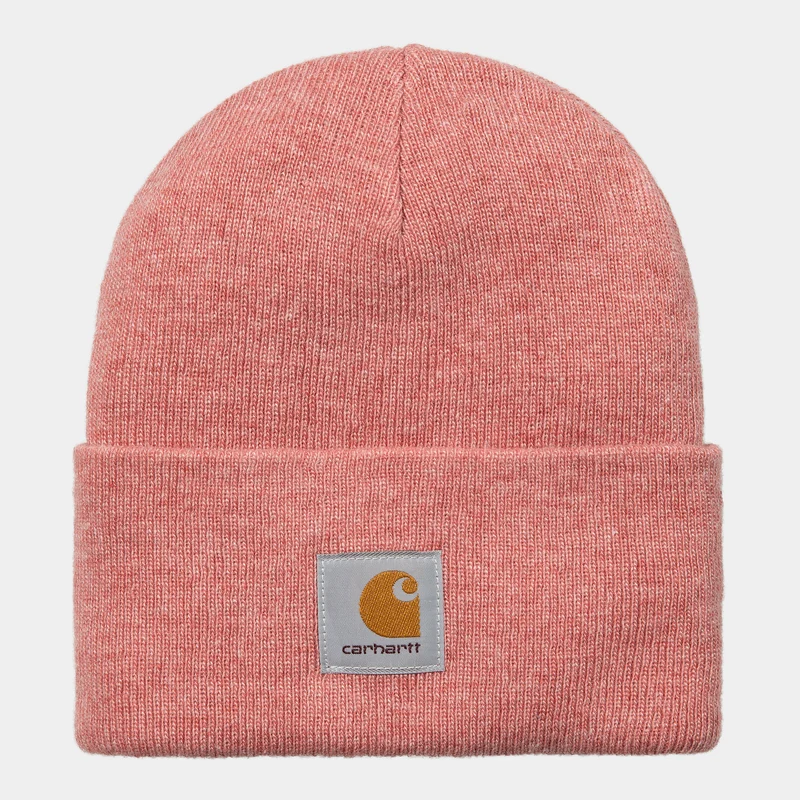 Carhartt WIP Unisex acryl horlogehoed - Misty Blush Heather