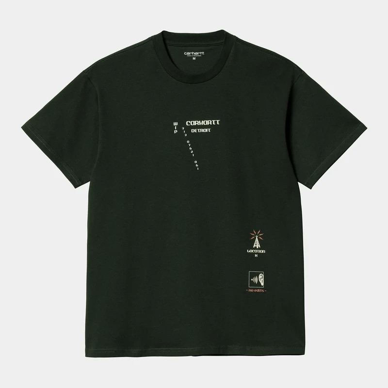 Carhartt WIP Connect-T-shirt met korte mouwen voor heren - Donker cederhout