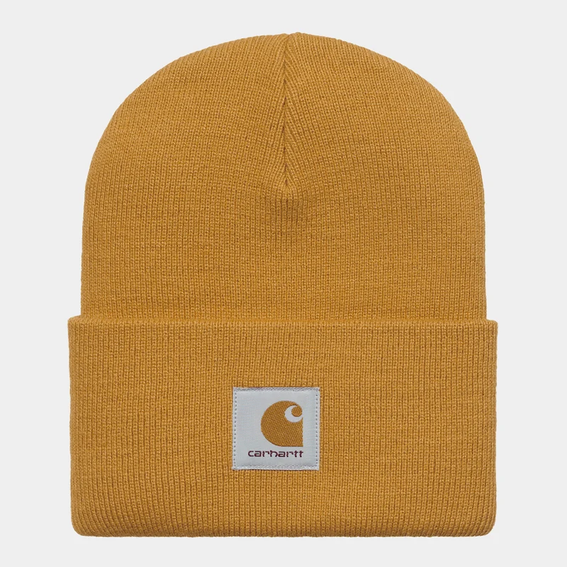 Carhartt WIP Unisex acryl horlogehoed - oker
