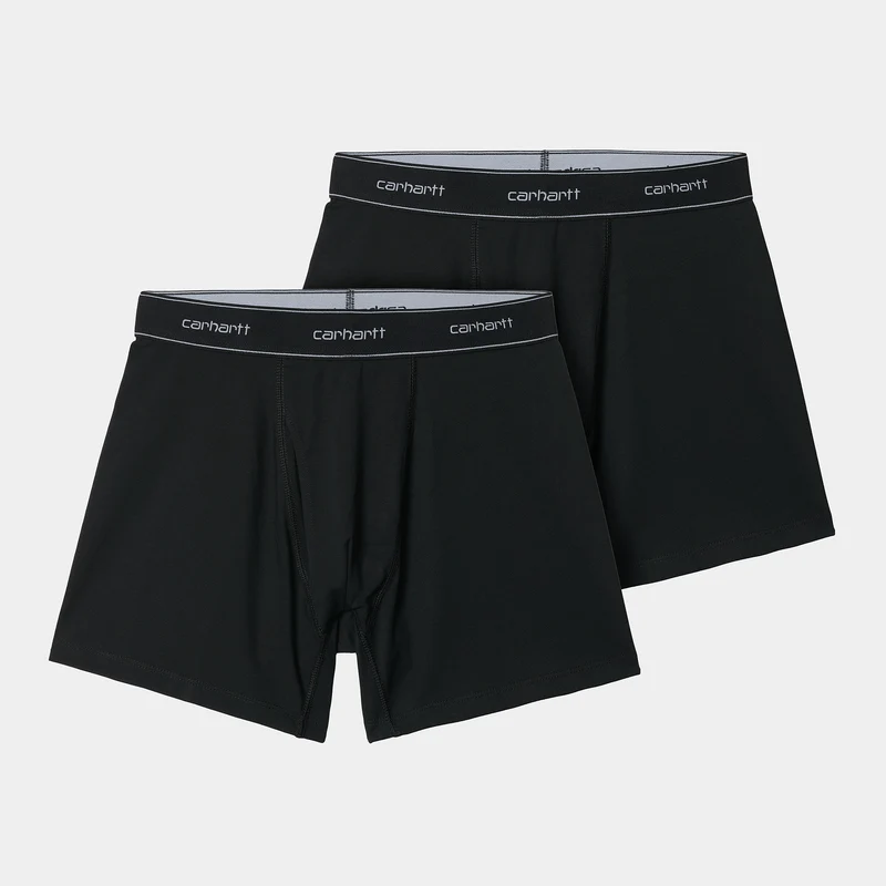 Carhartt WIP Katoenen boxershorts voor heren (2 stuks) - Zwart