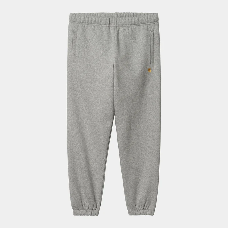 Carhartt WIP Chase sweatbroek voor heren - grijs gemêleerd