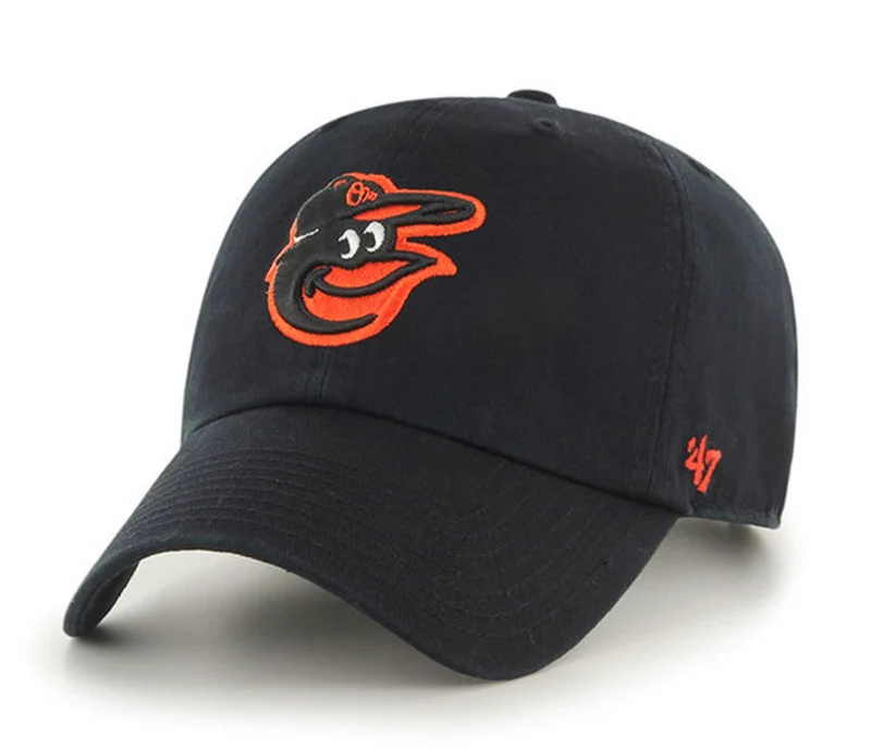 '47 Merk Baltimore Orioles Clean Up Cap, unisex - Zwart