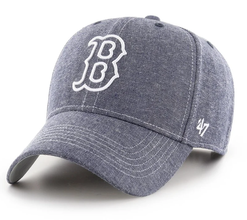 '47 Brand Unisex Boston Red Sox Denim Cap - Grijs
