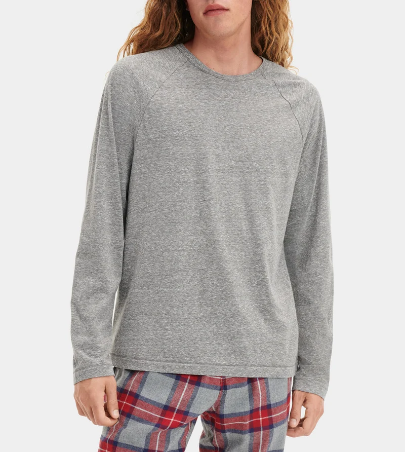 UGG Steiner pyjamaboxset voor heren - grijs / rood