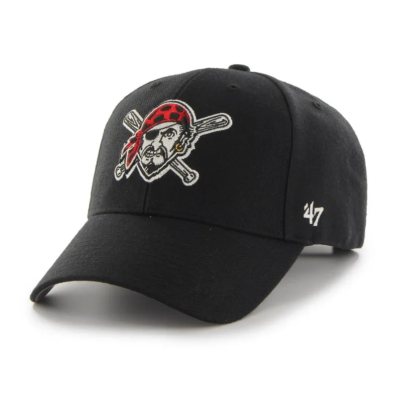 '47 Merk Pittsburg Pirates-pet, uniseks, zwart