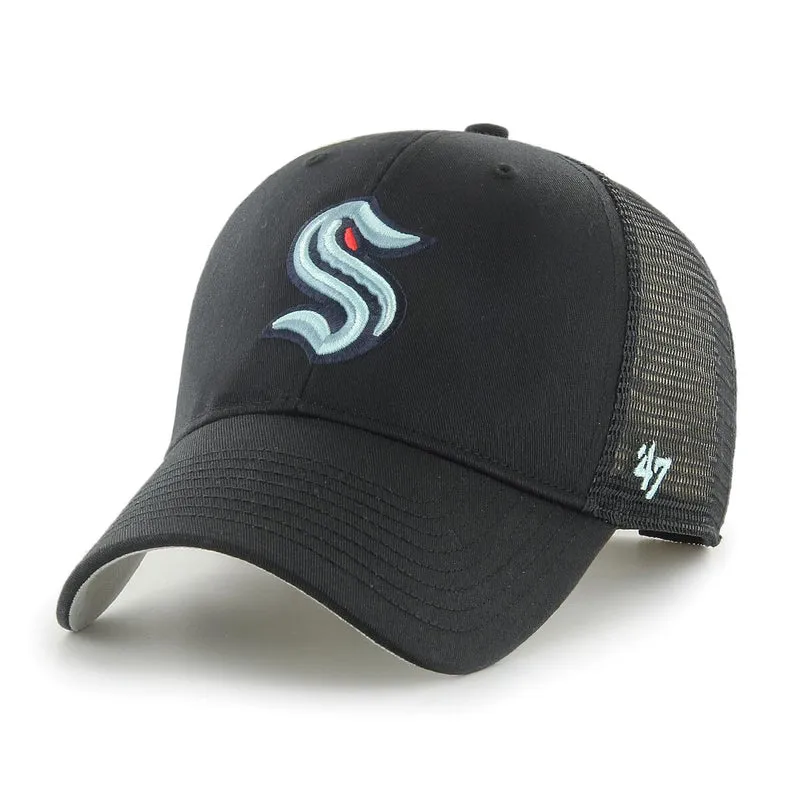 '47 Brand Unisex Seattle Kraken Truckerpet - Zwart