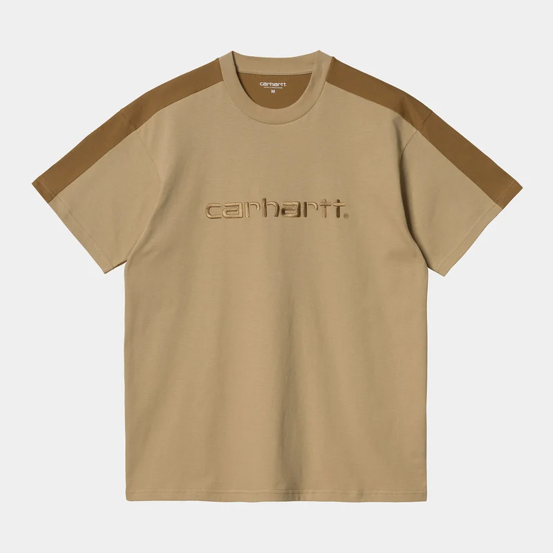 Carhartt WIP Heren Tonare T-shirt van biologisch katoen - Hamilton Brown