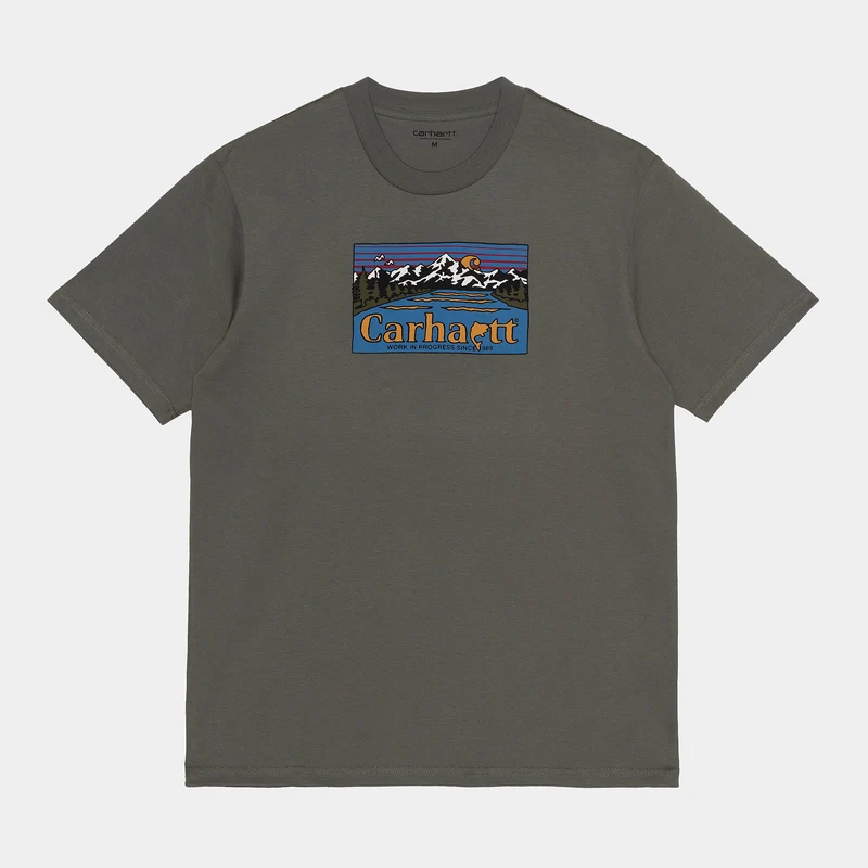 Carhartt WIP Great Outdoors T-shirt met korte mouwen voor heren - Tijm