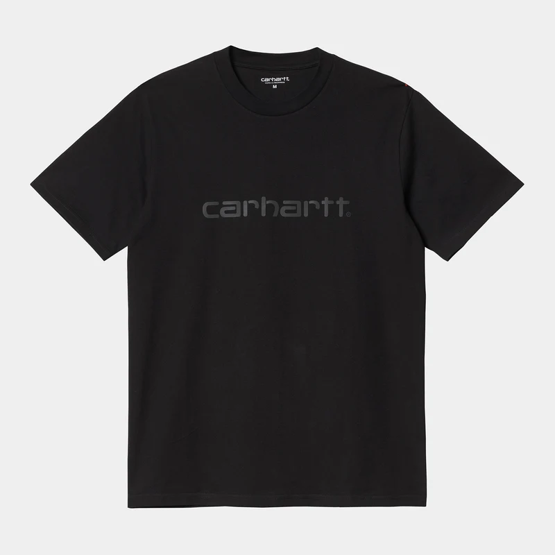 Carhartt WIP Script T-shirt met korte mouwen voor heren - zwart
