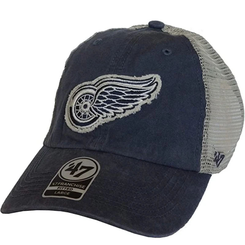 '47 Merk - Retro Detroit Redwings Truckerpet - Marine