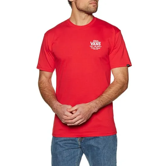 VANS HEREN Holden Klassiek T-shirt - Rood