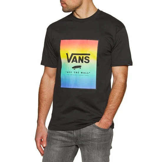 VANS Klassiek heren T-shirt met printdoos, zwart