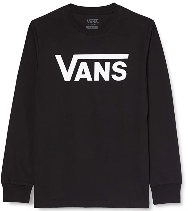 VANS Klassiek logo-T-shirt voor heren - zwart