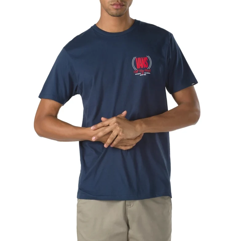 Vans - Frequentie grafisch T-shirt voor heren - Jurk blauw