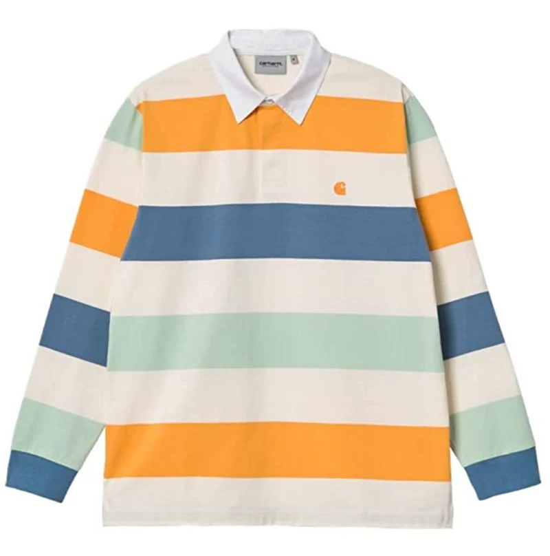 Carhartt WIP Henwich Rugbytop met lange mouwen voor heren - Wax