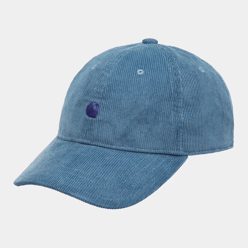 Carhartt WIP Unisex Harlem Cap - Ijzig Water / Razzmic