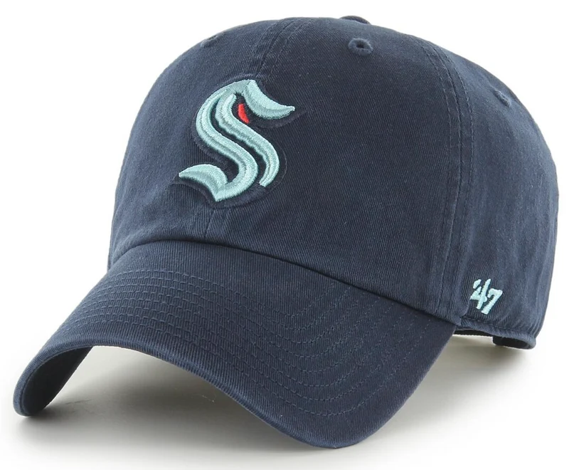 47 Merk unisex Seattle Krakens Clean Up Cap - Marine