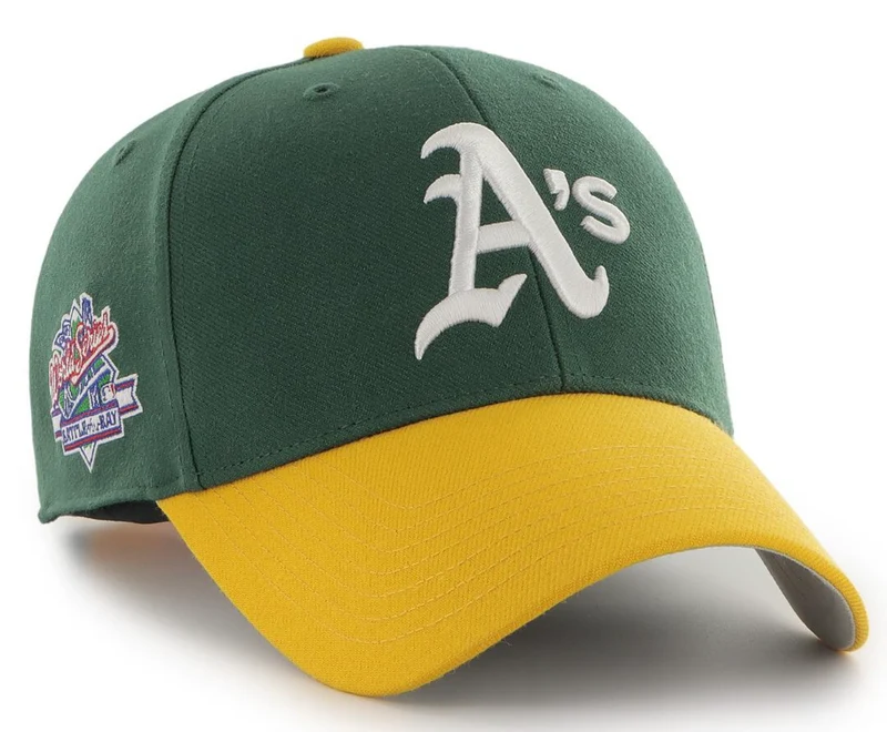 '47 Merk unisex Oakland Athletics World Series pet - groen / geel