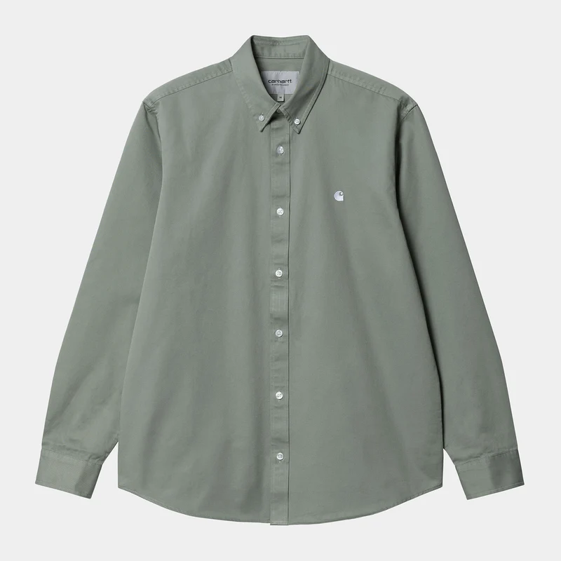 Carhartt WIP Heren Madison shirt met lange mouwen - Yucca