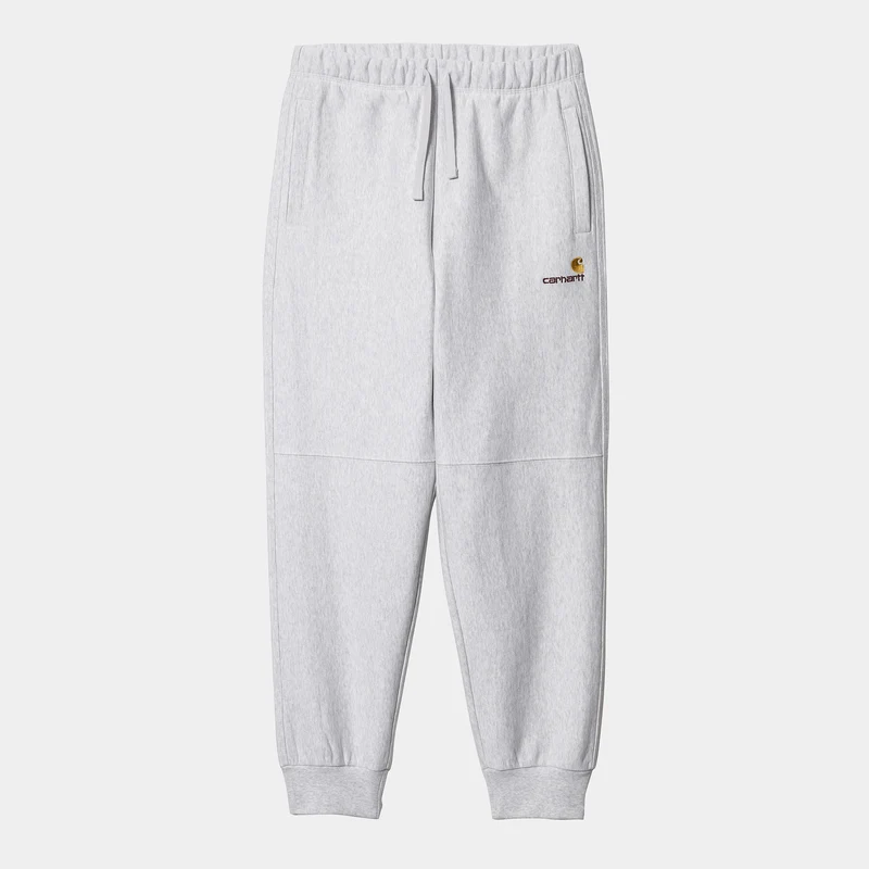 Carhartt WIP HEREN American Script Joggingbroek - Ash Heather