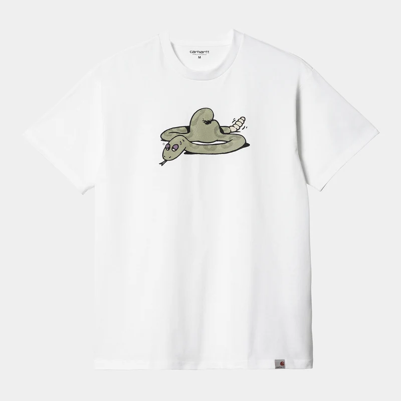 Carhartt WIP Snek T-shirt met korte mouwen voor heren - wit