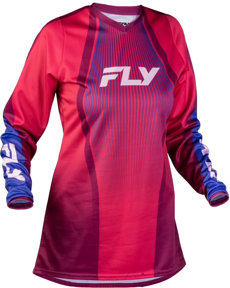 Fly Racing Women'S F-16 Lift Jersey Pink/Purple/White 2x 380-8232X