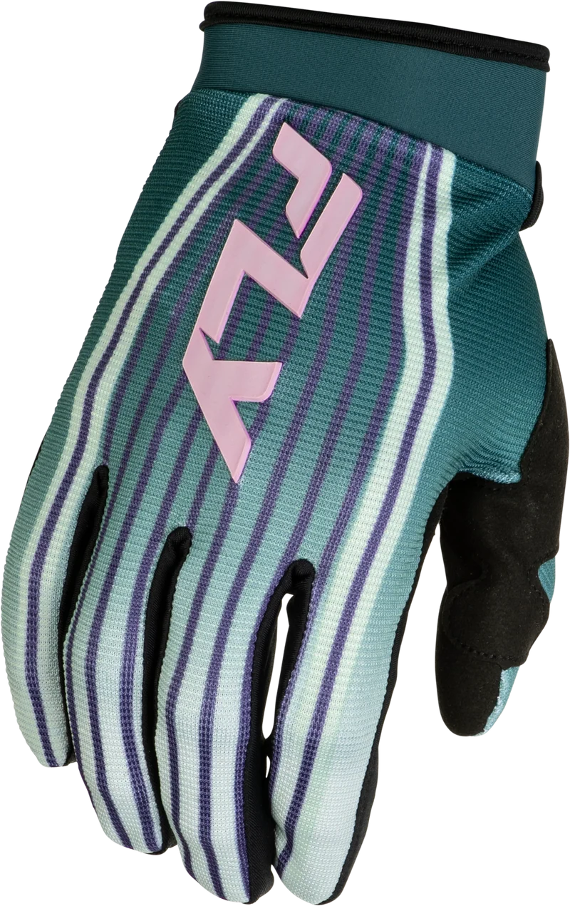 Fly Racing F-16 Lift Gloves Green/Purple/Pink Sm 380-812S