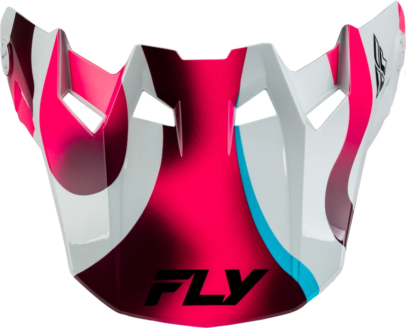 Fly Racing Formula Cc Vibe Visor White/Pink/Blue Md/Lg 73-4366VM