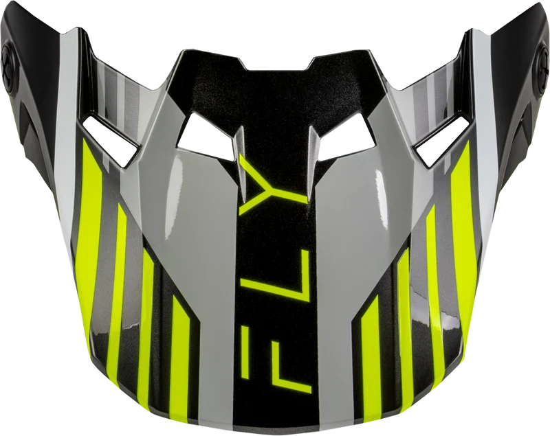 Fly Racing Formula Cc Strike Visor Grey/Black/Hi-Vis Xl/2x 73-4364VX