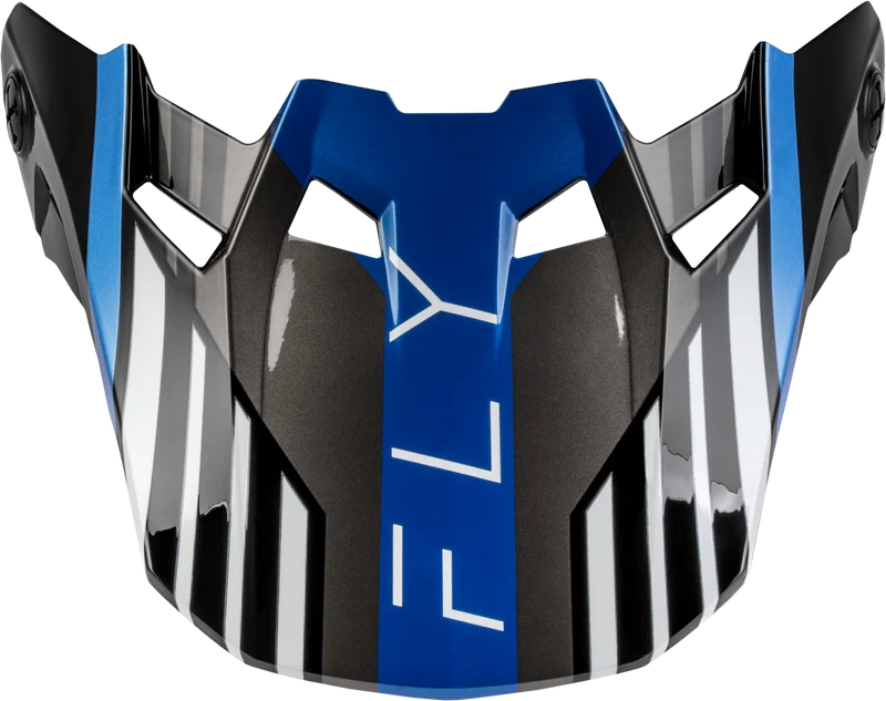 Fly Racing Formula Cc Strike Visor Black/Blue/Grey/White Xl/2x 73-4363VX