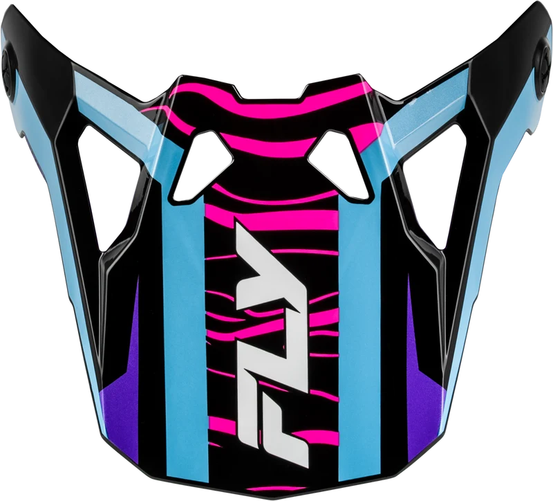 Fly Racing Formula Cp Charge Visor Black/Purple/Pink/Blue Xl-2x 73-0063VX