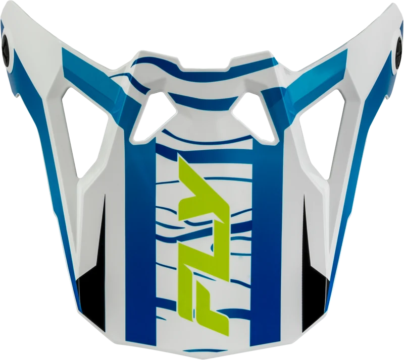 Fly Racing Formula Cp Charge Visor White/Blue/Black Xl-2x 73-0062VX