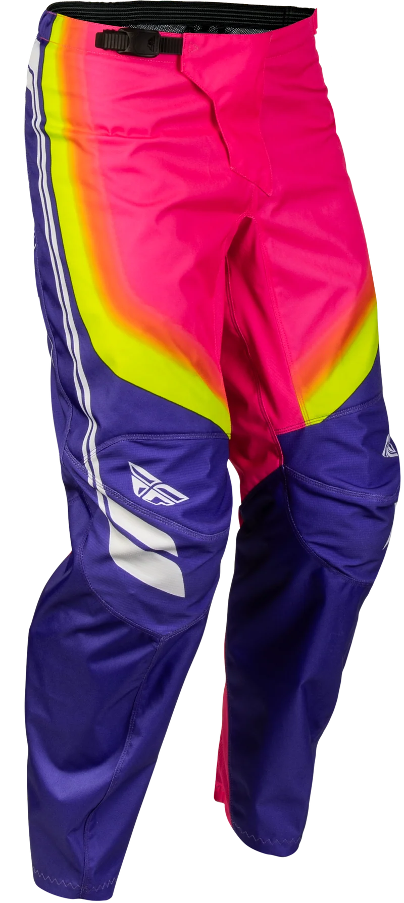 Fly Racing F-16 Raze Pants Purple/Pink/Yellow Sz 30 380-93430