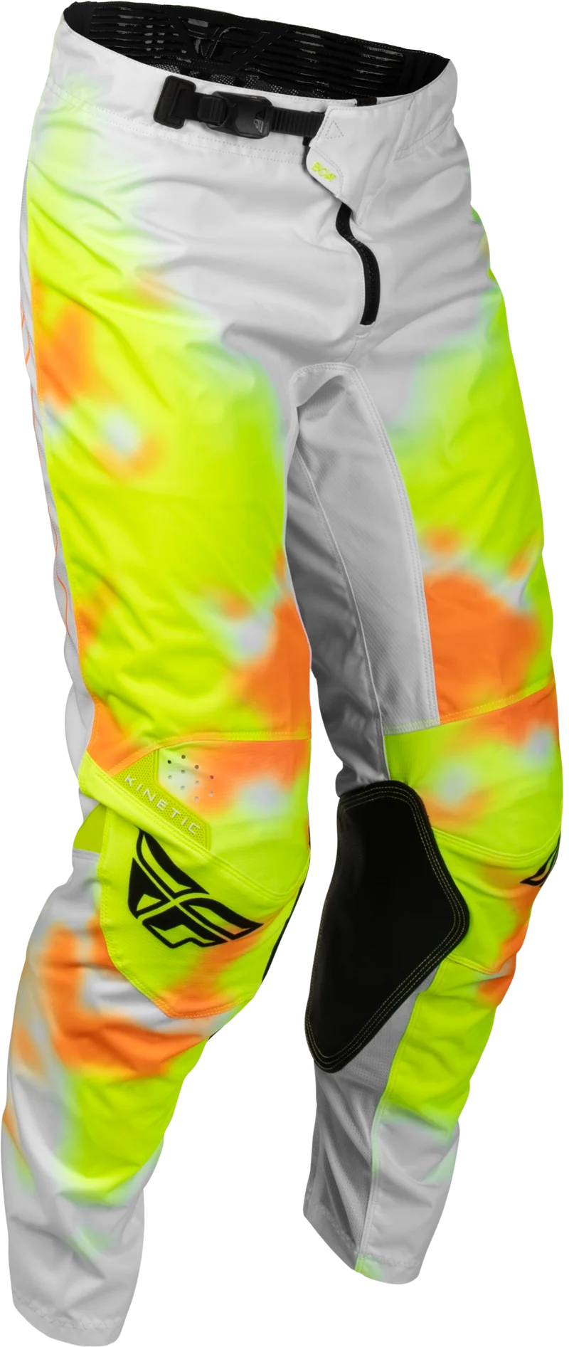 Fly Racing Kinetic Blur Pants White/Hi-Vis/Orange Sz 30 380-43330