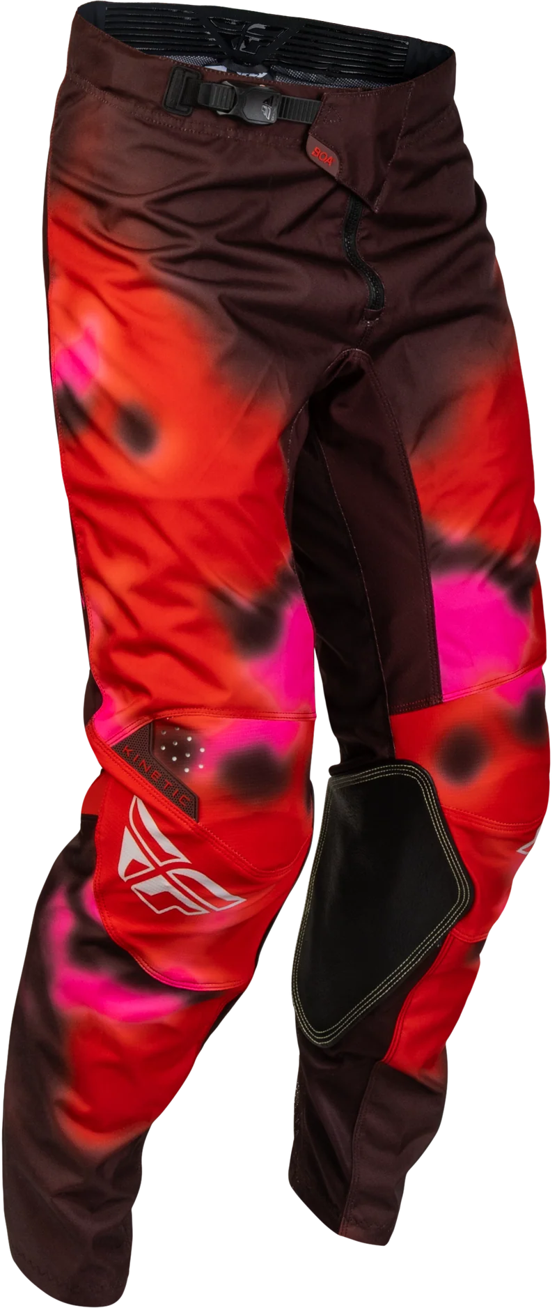 Fly Racing Kinetic Blur Pants Red/Maroon Sz 34 380-43234