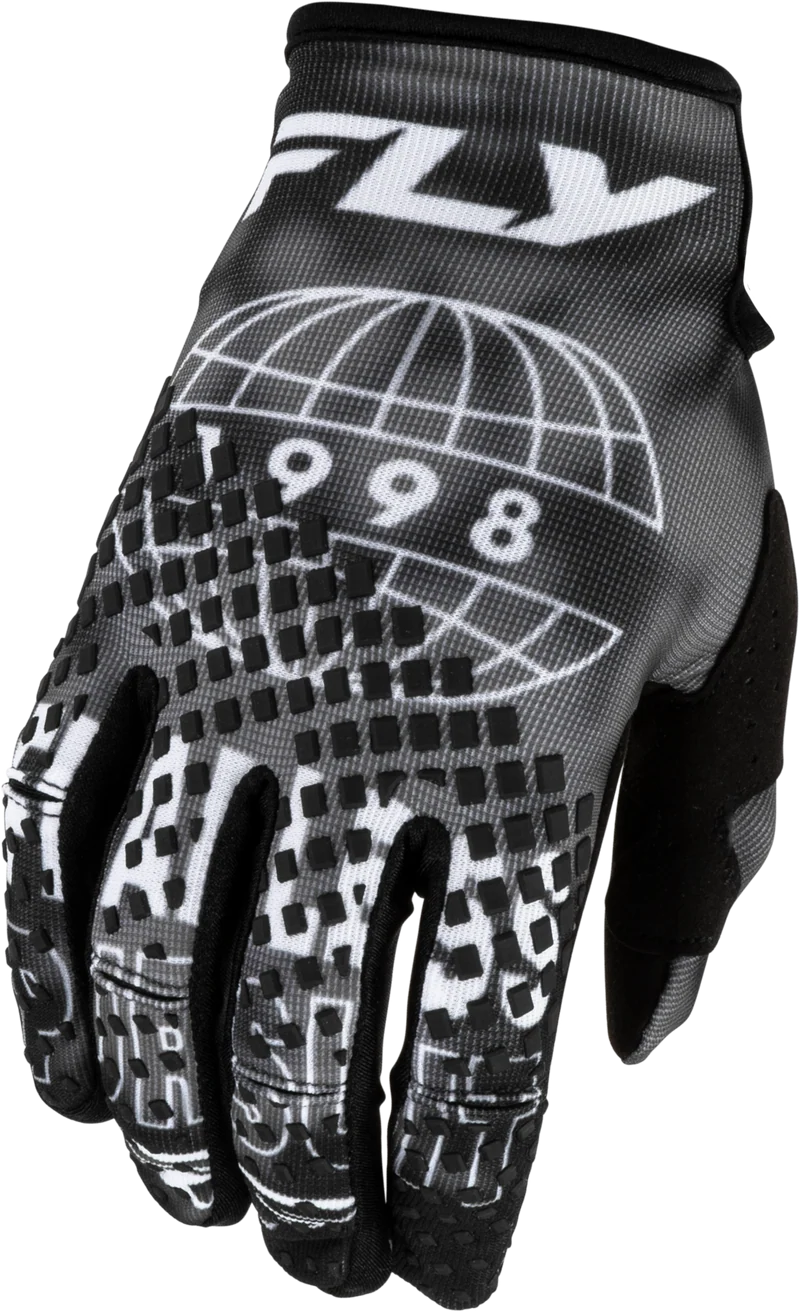 Fly Racing Kinetic Blur Gloves Black/Grey Xl 380-410X