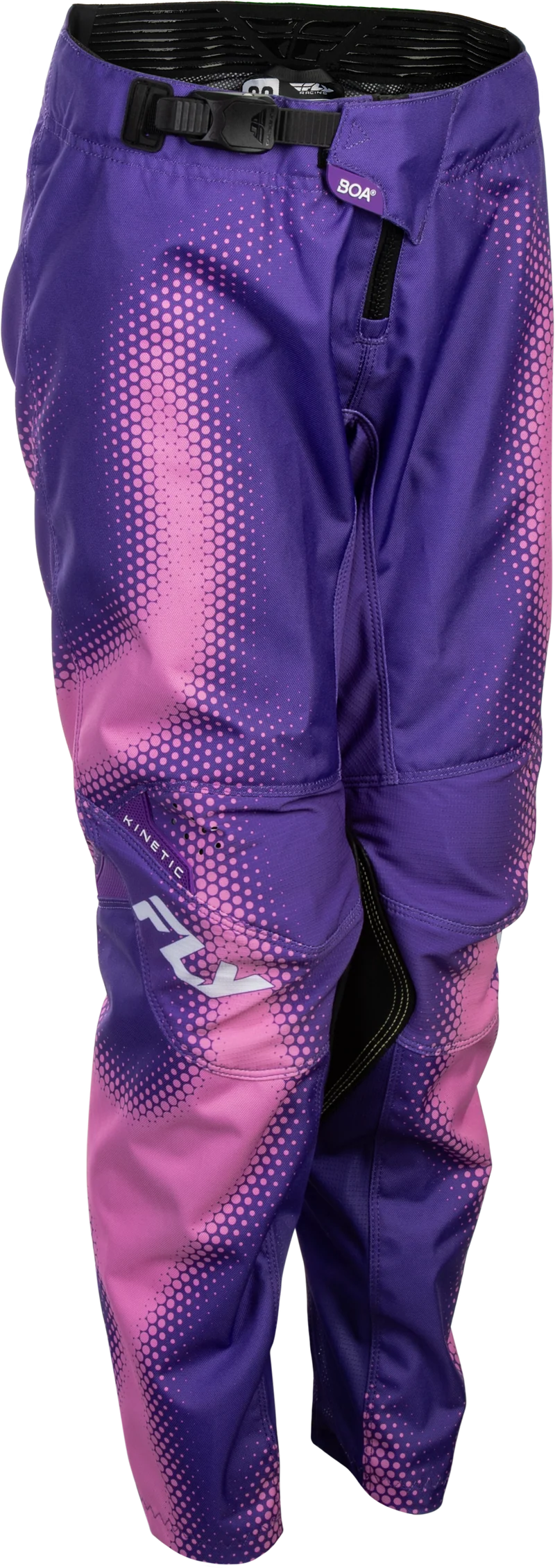 Fly Racing Youth Kinetic Torch Pants Purple/Pink Sz 24 380-53824
