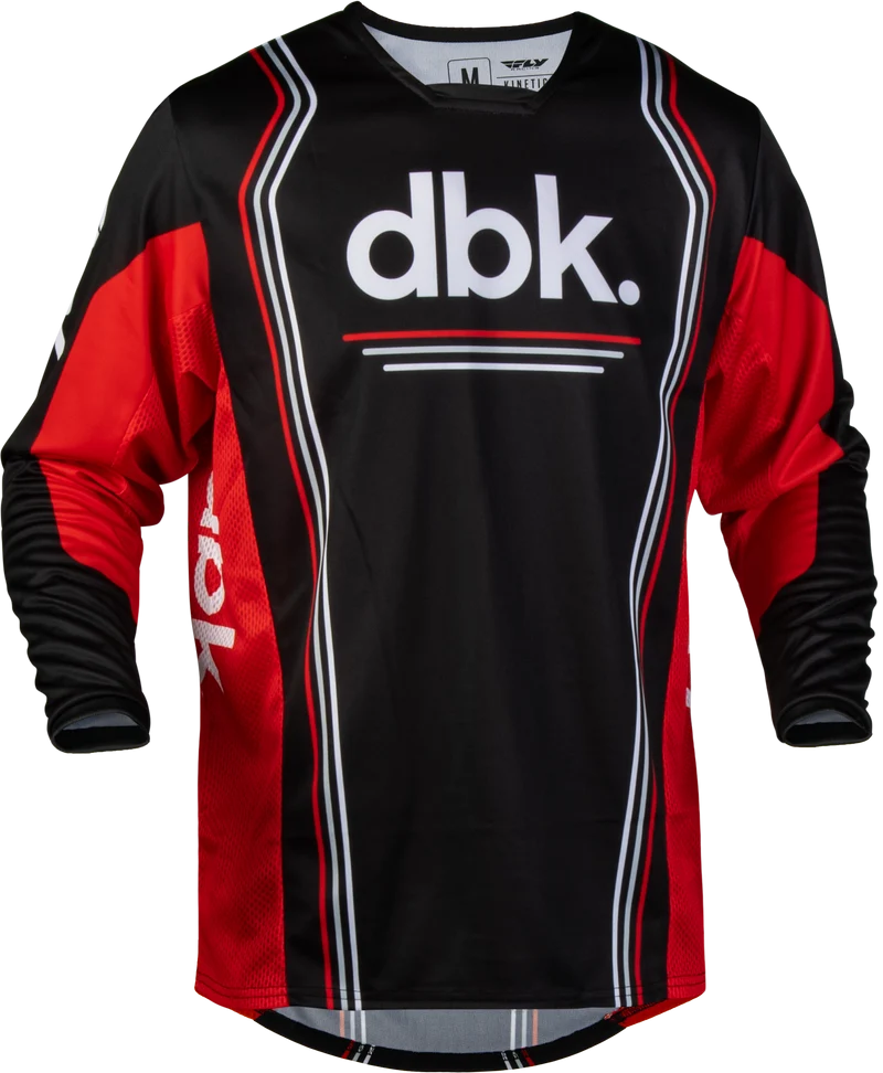 Fly Racing Kinetic Dbk Jersey Black/Red/White Xl 380-524X