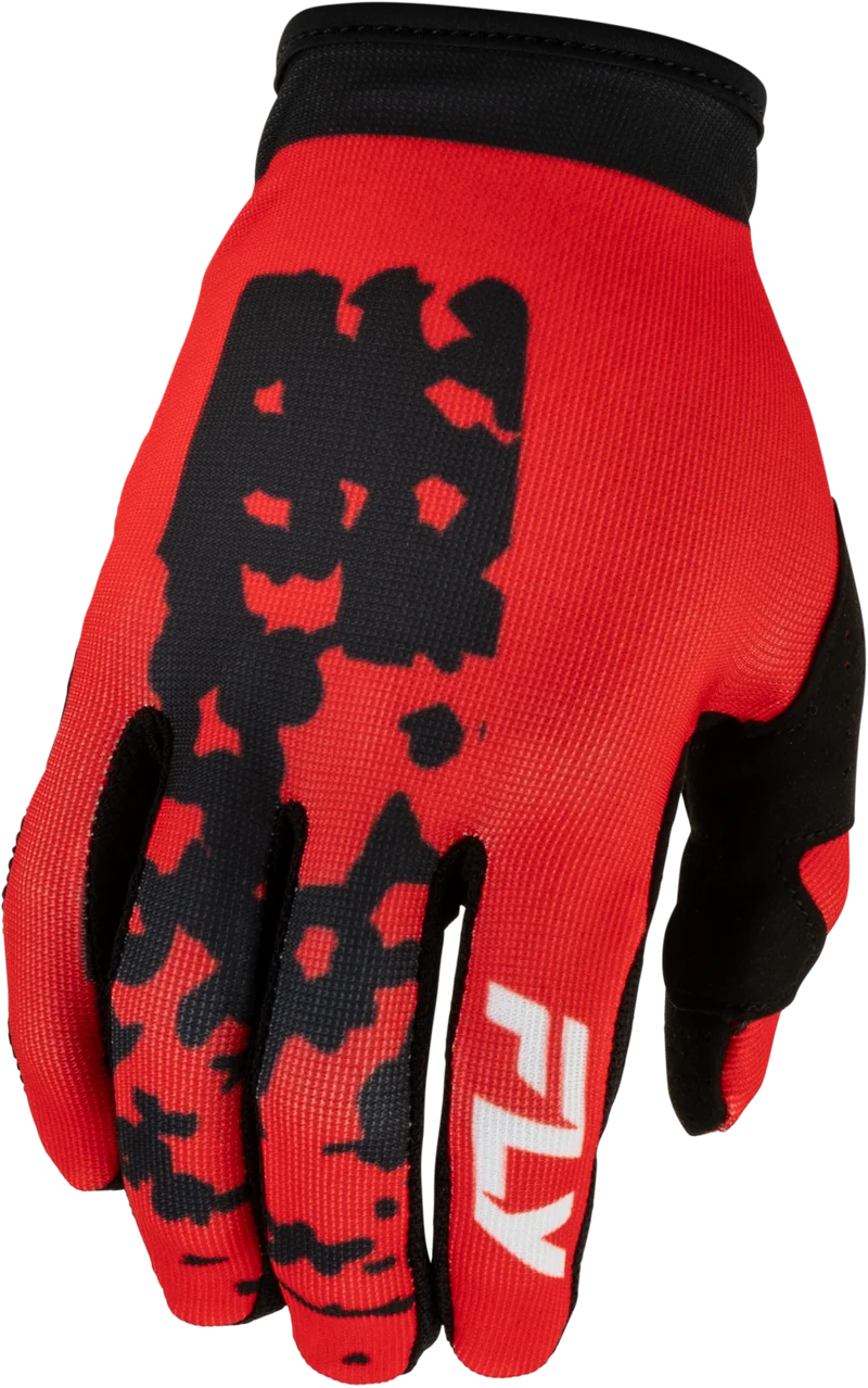 Fly Racing Lite Flake Gloves Red/Black Xl 380-712X