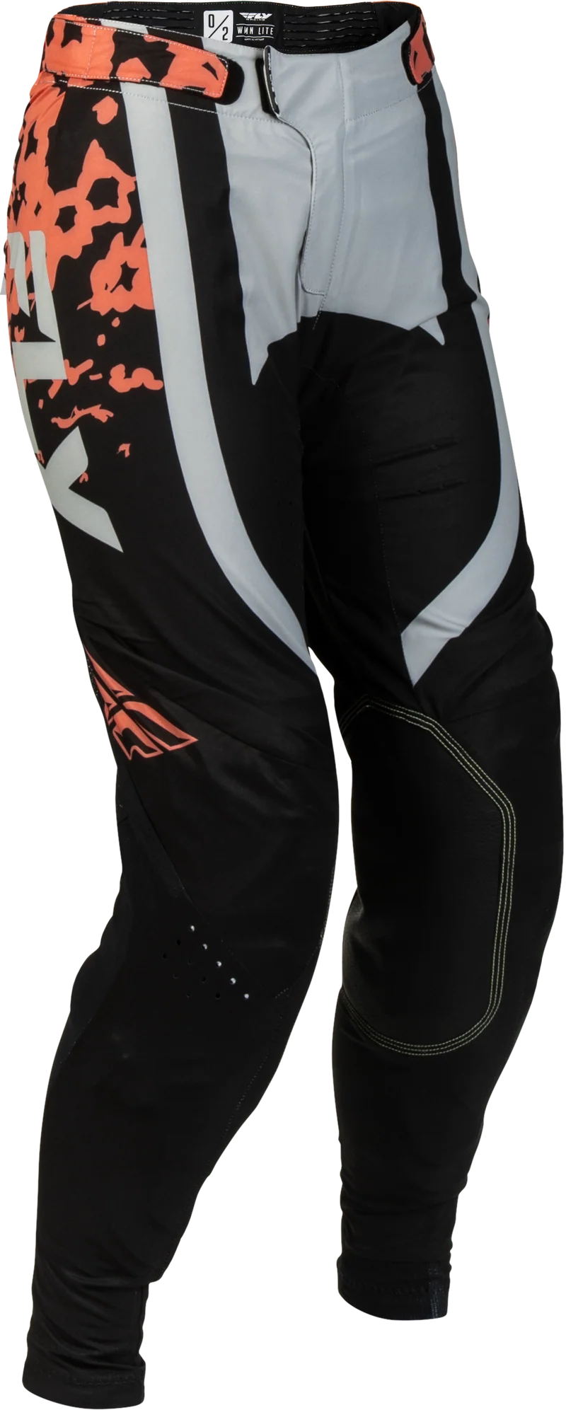 Fly Racing Women'S Lite Flake Pants Blk/Light Grey/Coral Sz 07/08 380-63007