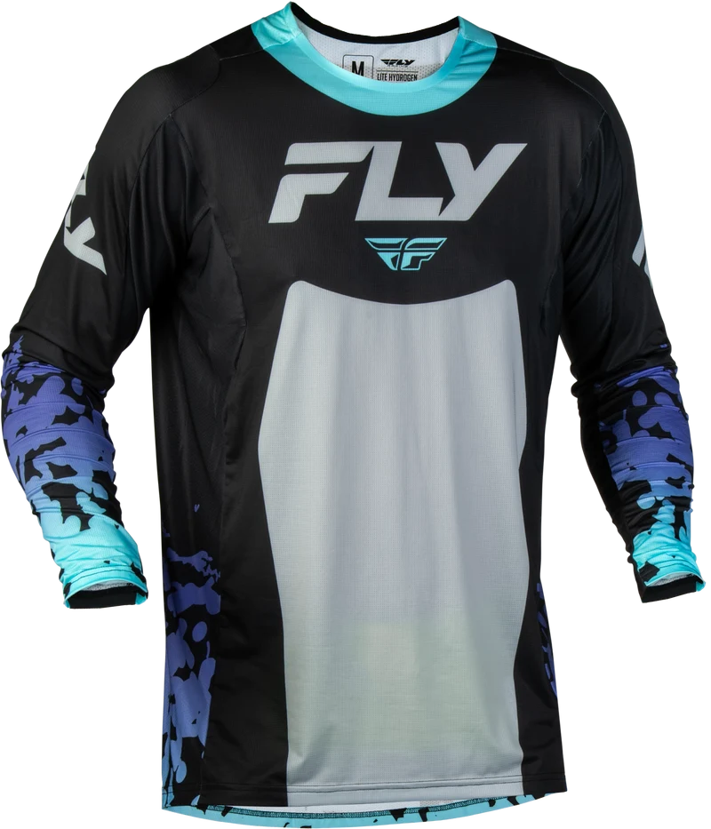 Fly Racing Lite Flake Jersey Black/Grey/Multi Xl 380-720X