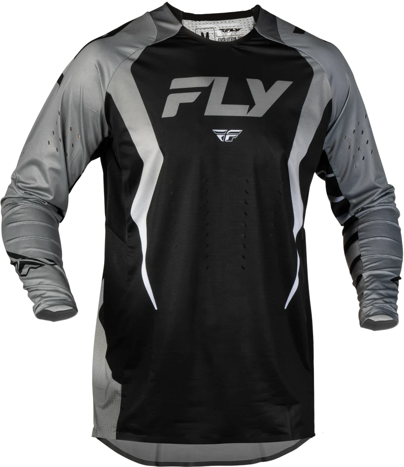 Fly Racing Evolution Dst Bolt Jersey Black/Grey Sm 380-120S