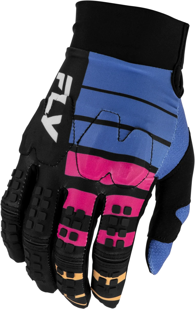 Fly Racing Evolution Dst Bolt Gloves Black/Blue/Multi Xl 380-113X