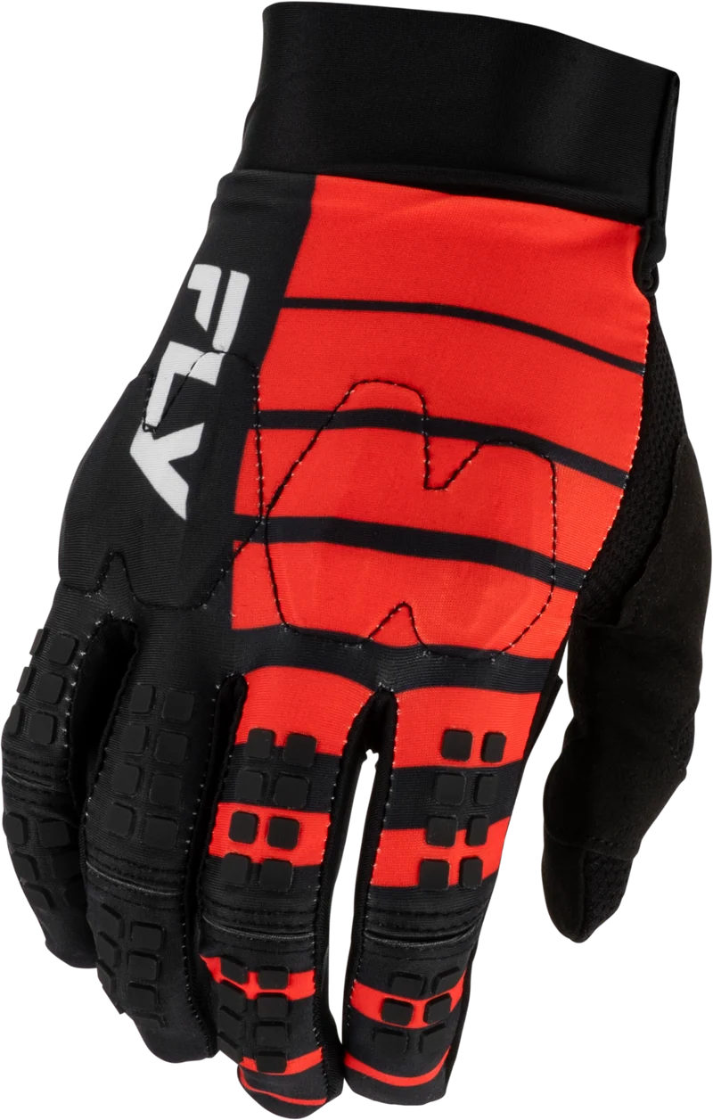 Fly Racing Yth Evolution Dst Bolt Gloves Black/Red Yl 380-111YL