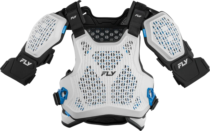 Fly Racing Blueprint Rch-3 Chest Protector White Lg/Xl 36-6005L