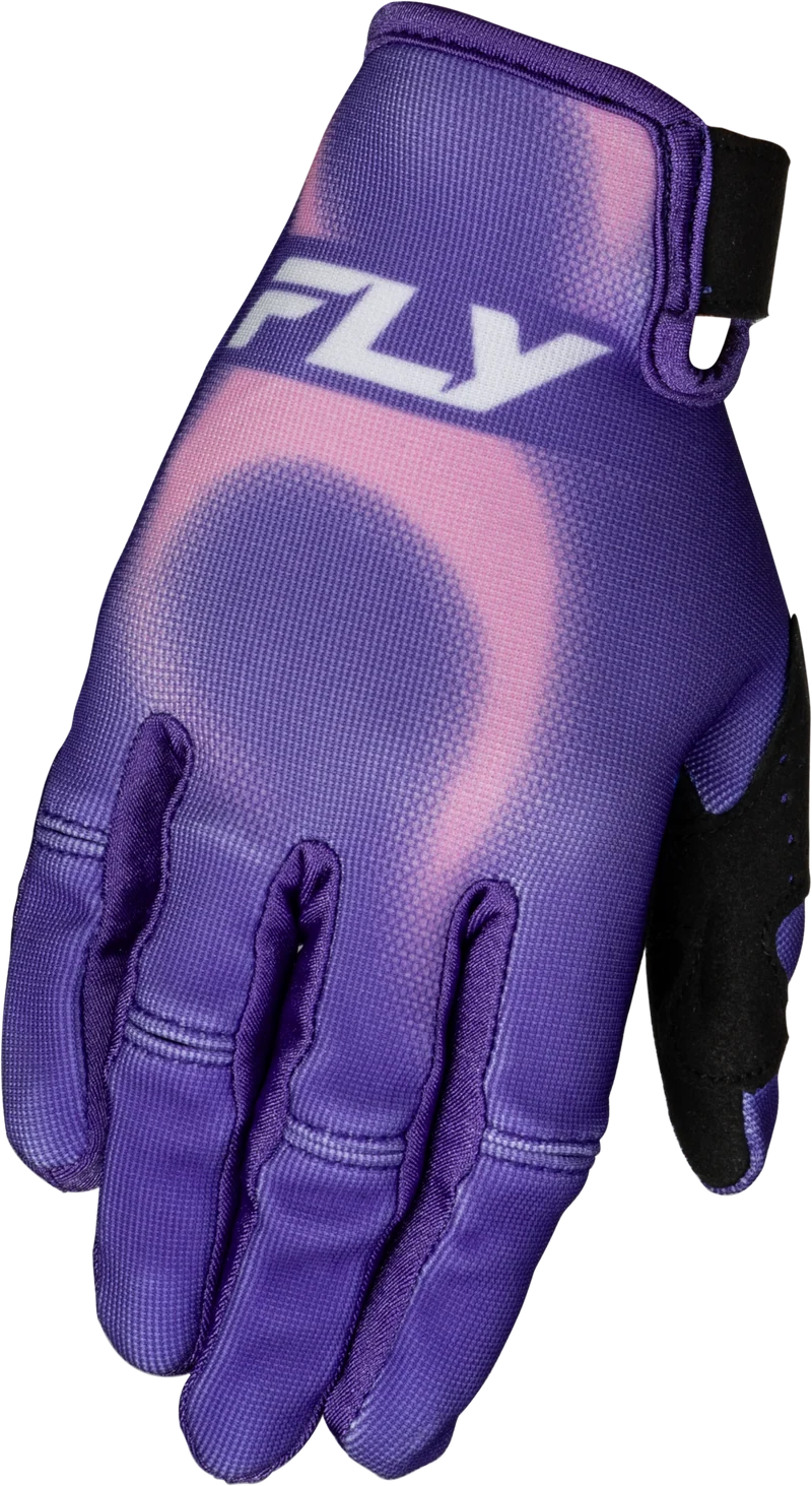 Fly Racing Youth Kinetic Torch Gloves Purple/Pink Ym 380-518YM