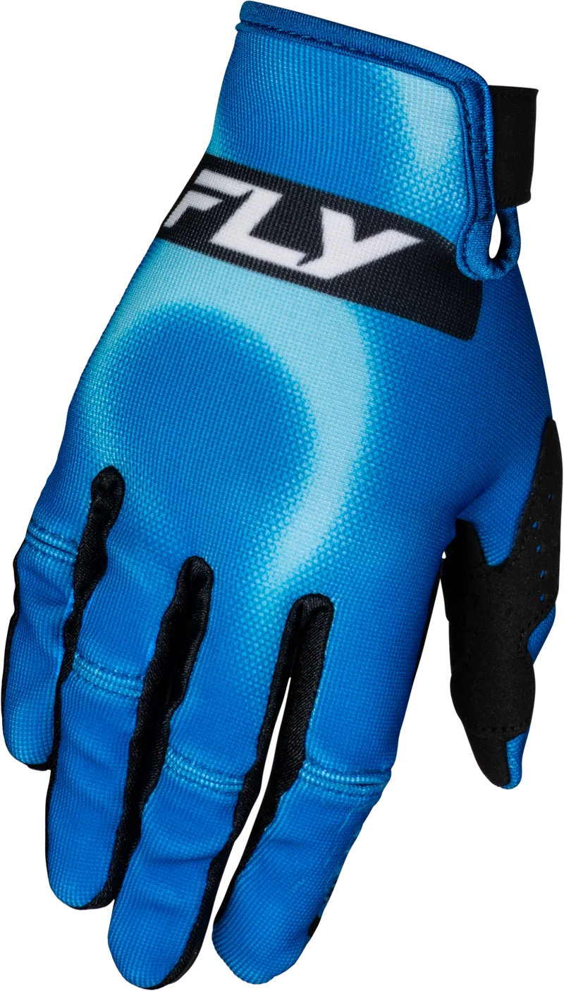 Fly Racing Youth Kinetic Torch Gloves Light Blue/Blue Ys 380-517YS