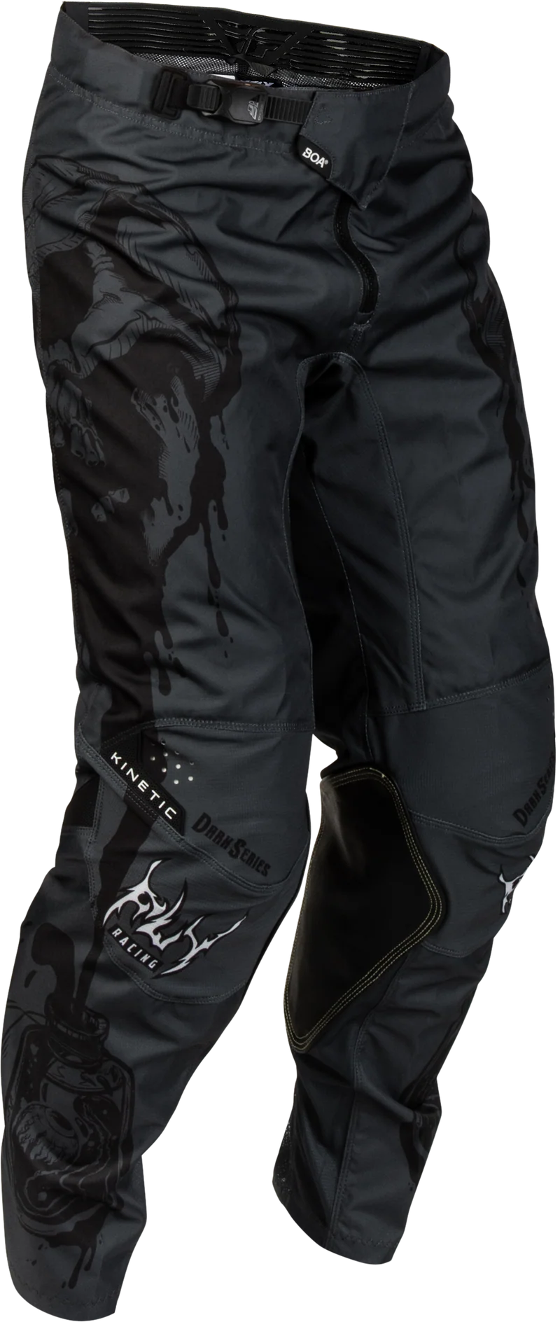 Fly Racing Kinetic Dark Series Pants Grey/Black Sz 32 380-43432