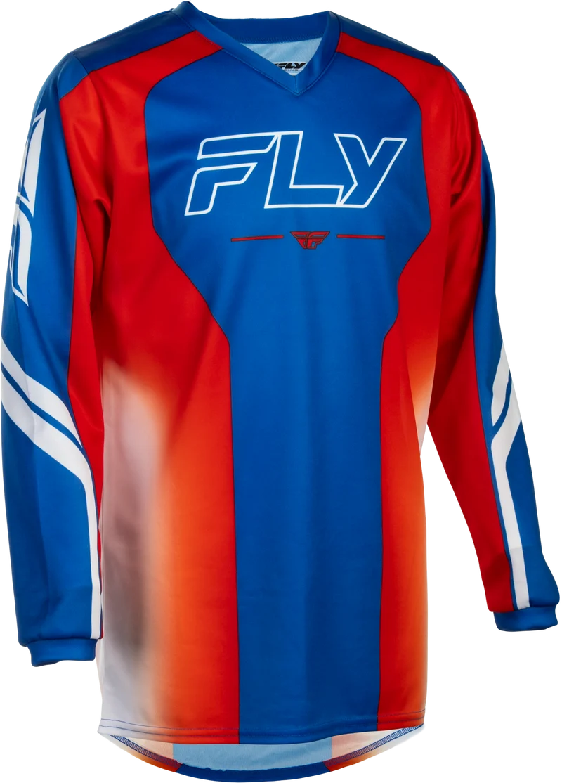 Fly Racing Youth F-16 Raze Jersey Red/White/Blue Ys 380-223YS