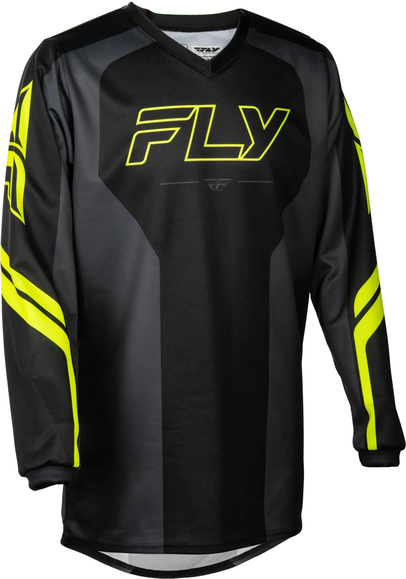 Fly Racing Youth F-16 Raze Jersey Black/Grey Ym 380-220YM